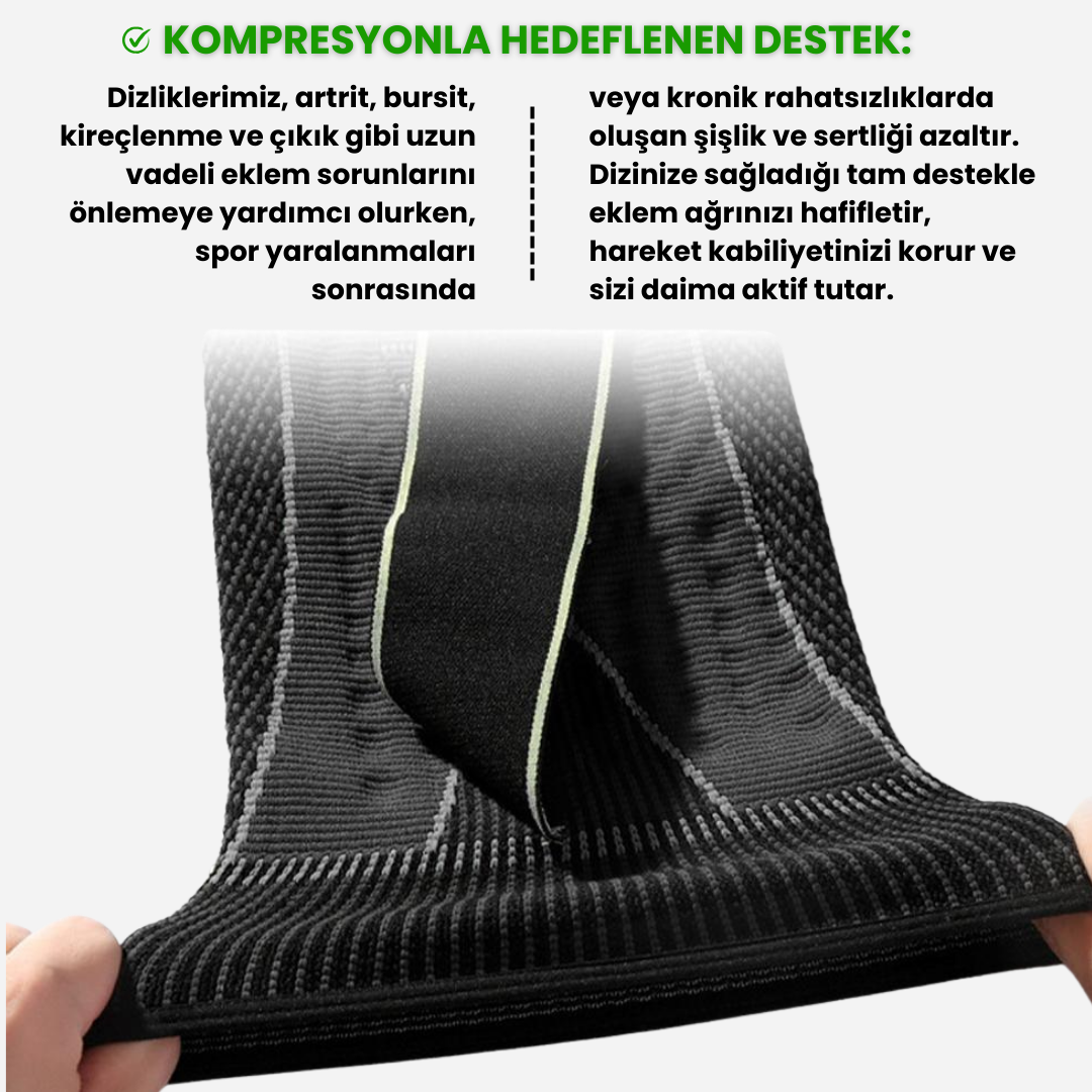 sorish™ Nefes Alabilir & Masaj Etkili & Kompresyon Dizlik