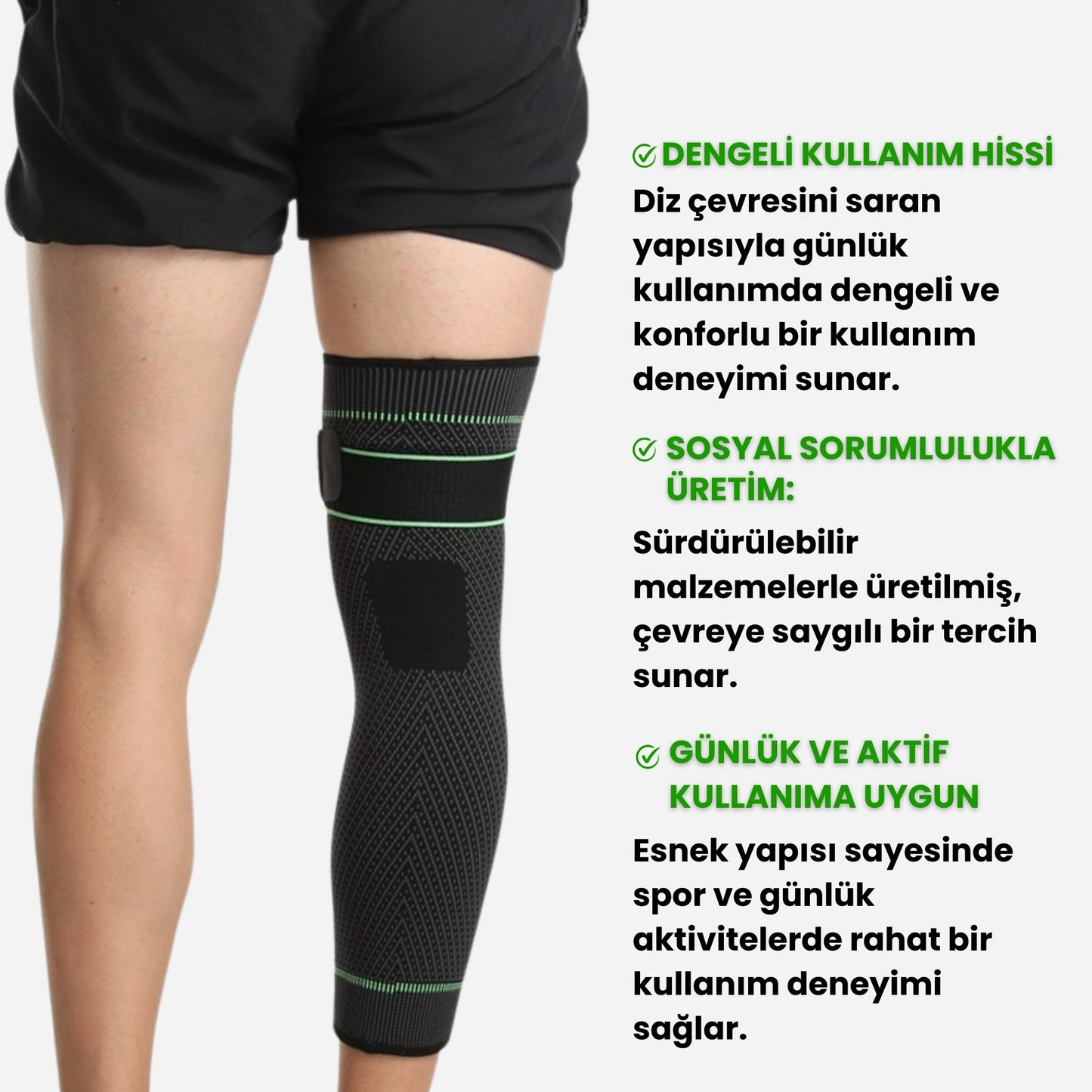 Sorish™ Nefes Alabilir & Masaj Etkili & Kompresyon Dizlik