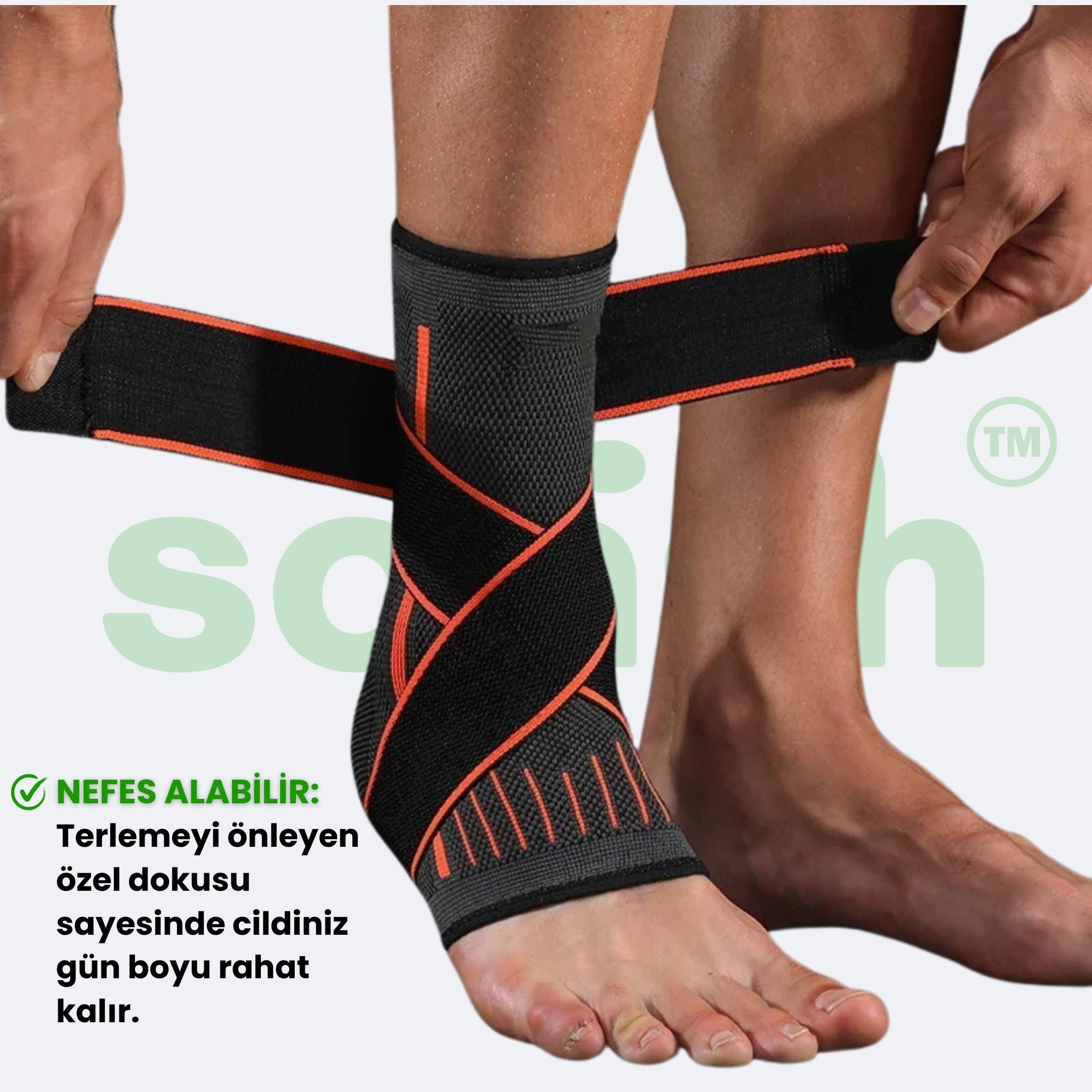 Sorish™ Faster VBOS! 'Bantlı Kemer Destekli 3D Örgü Ayak Bilekliği'