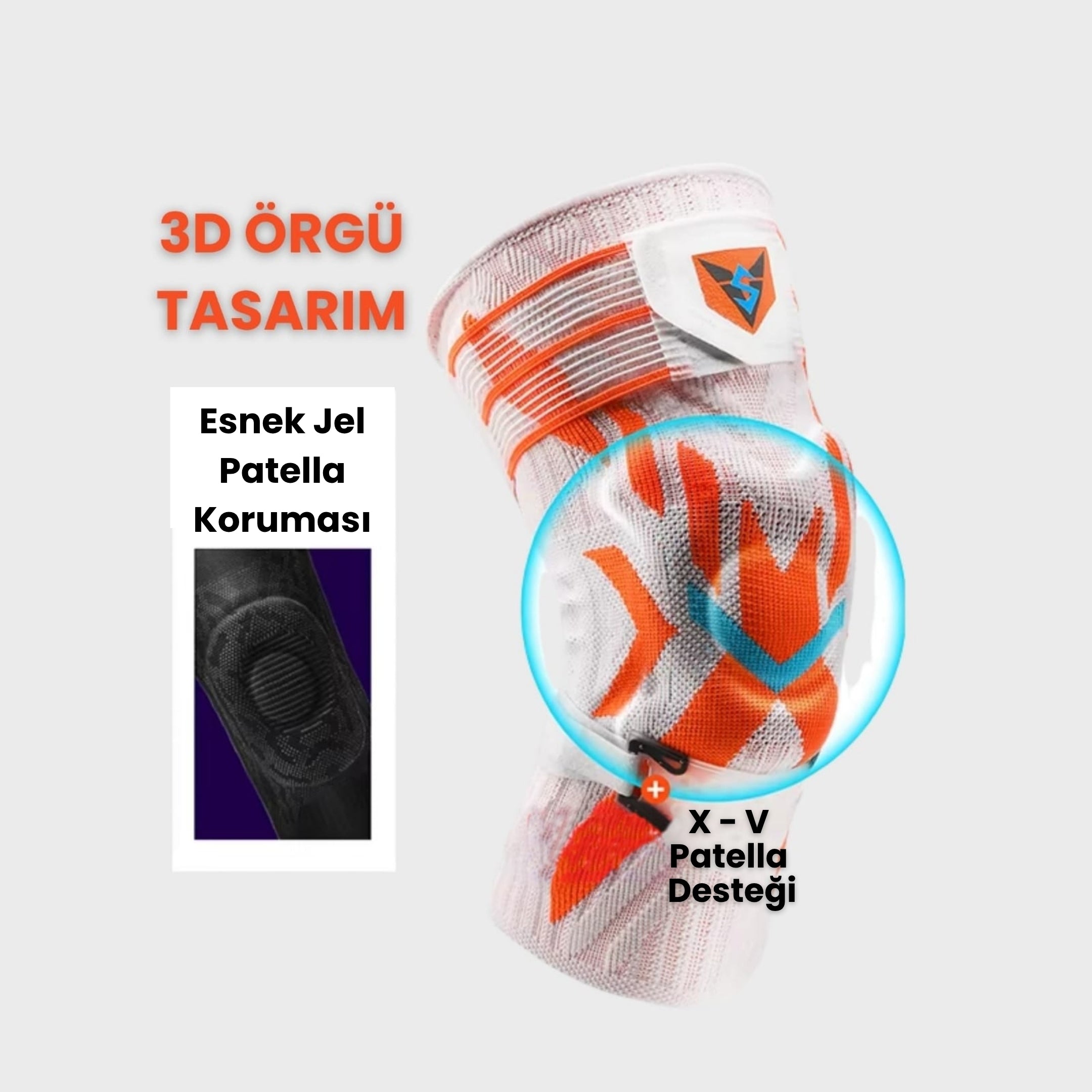 Sorish™ Veidorn Victory+ '3V Tasarımlı Premium Dizlik'