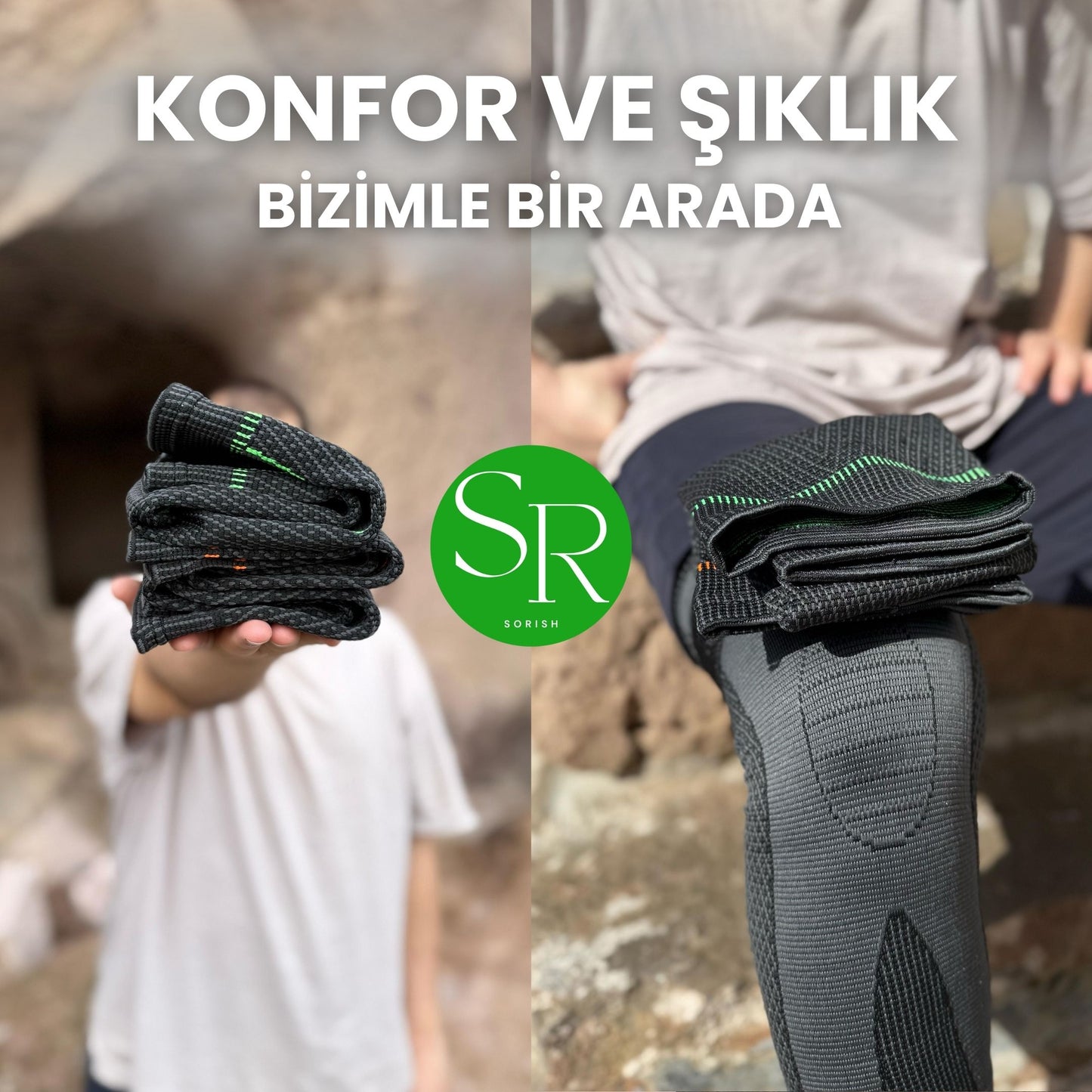 Sorish™ Nefes Alabilir & Masaj Etkili & Kompresyon Dizlik